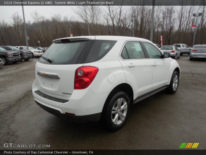 Summit White / Light Titanium/Jet Black 2014 Chevrolet Equinox LS AWD