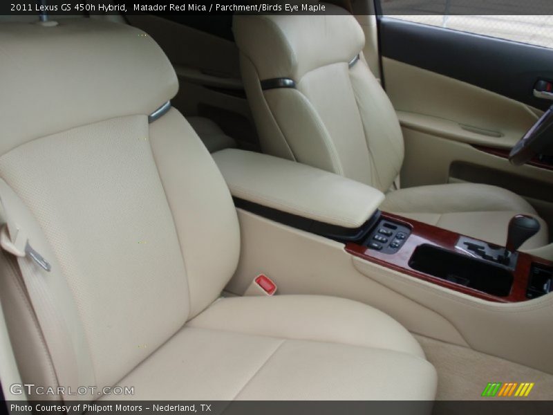 Matador Red Mica / Parchment/Birds Eye Maple 2011 Lexus GS 450h Hybrid