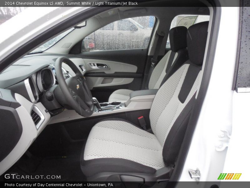 Summit White / Light Titanium/Jet Black 2014 Chevrolet Equinox LS AWD