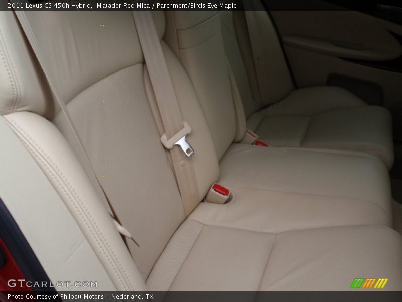 Matador Red Mica / Parchment/Birds Eye Maple 2011 Lexus GS 450h Hybrid