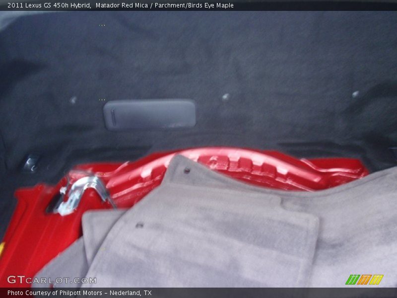 Matador Red Mica / Parchment/Birds Eye Maple 2011 Lexus GS 450h Hybrid