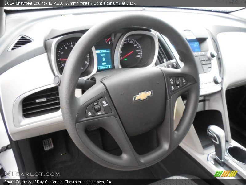 Summit White / Light Titanium/Jet Black 2014 Chevrolet Equinox LS AWD
