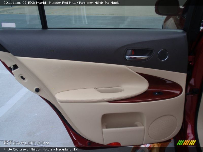 Matador Red Mica / Parchment/Birds Eye Maple 2011 Lexus GS 450h Hybrid