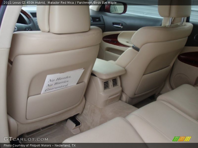Matador Red Mica / Parchment/Birds Eye Maple 2011 Lexus GS 450h Hybrid