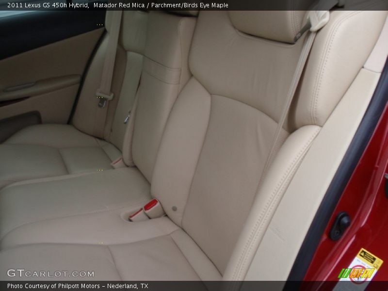 Matador Red Mica / Parchment/Birds Eye Maple 2011 Lexus GS 450h Hybrid