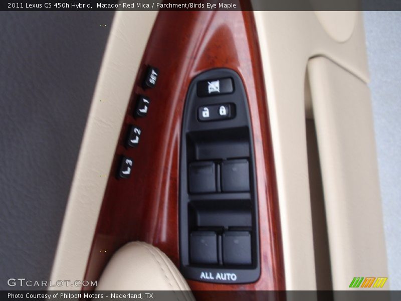 Matador Red Mica / Parchment/Birds Eye Maple 2011 Lexus GS 450h Hybrid