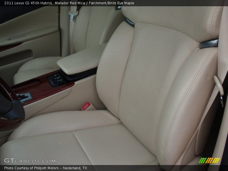 Matador Red Mica / Parchment/Birds Eye Maple 2011 Lexus GS 450h Hybrid
