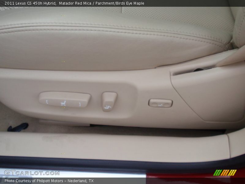 Matador Red Mica / Parchment/Birds Eye Maple 2011 Lexus GS 450h Hybrid