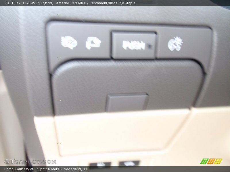 Matador Red Mica / Parchment/Birds Eye Maple 2011 Lexus GS 450h Hybrid
