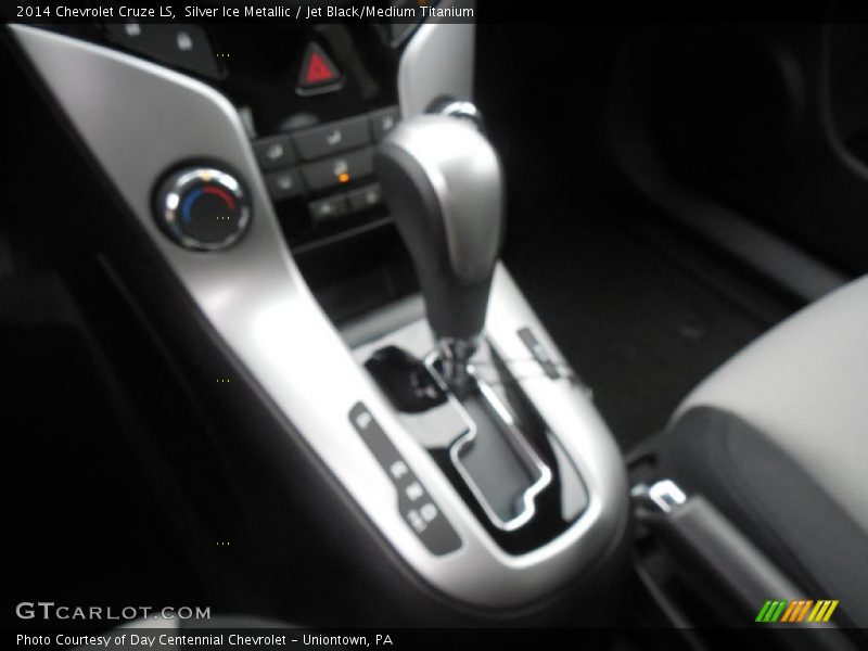Silver Ice Metallic / Jet Black/Medium Titanium 2014 Chevrolet Cruze LS