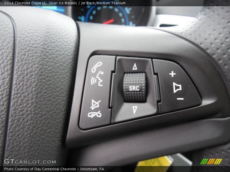 Silver Ice Metallic / Jet Black/Medium Titanium 2014 Chevrolet Cruze LS