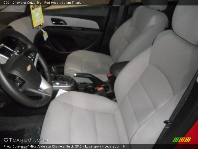 Red Hot / Medium Titanium 2014 Chevrolet Cruze Eco