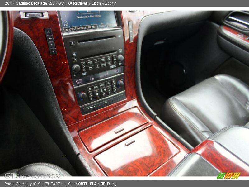 Quicksilver / Ebony/Ebony 2007 Cadillac Escalade ESV AWD