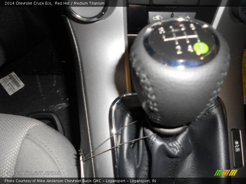 Red Hot / Medium Titanium 2014 Chevrolet Cruze Eco