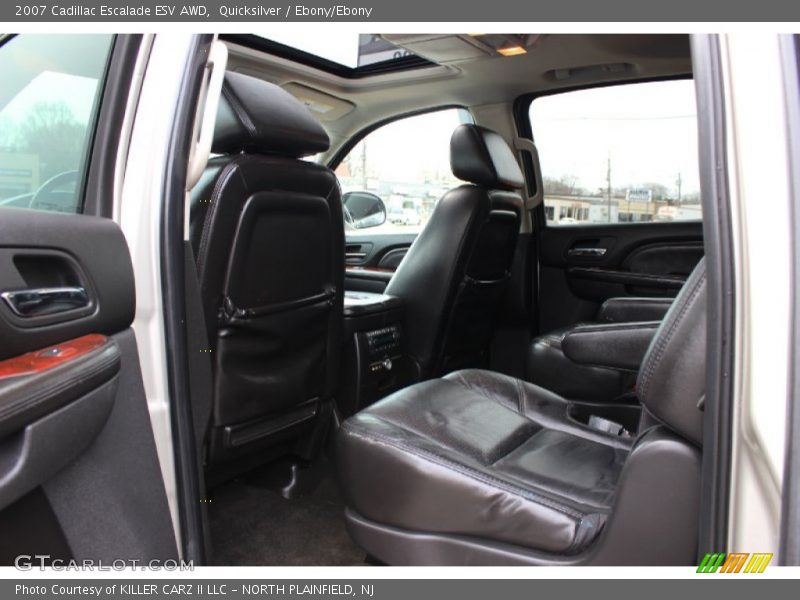 Quicksilver / Ebony/Ebony 2007 Cadillac Escalade ESV AWD