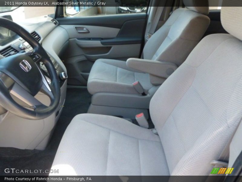 Alabaster Silver Metallic / Gray 2011 Honda Odyssey LX