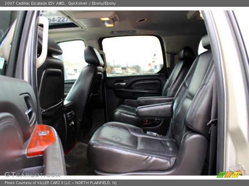 Quicksilver / Ebony/Ebony 2007 Cadillac Escalade ESV AWD