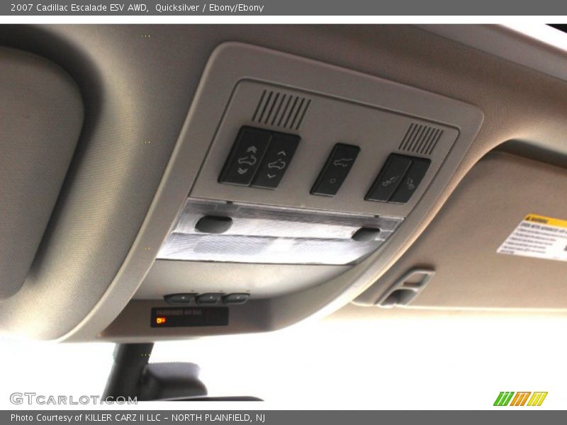 Quicksilver / Ebony/Ebony 2007 Cadillac Escalade ESV AWD