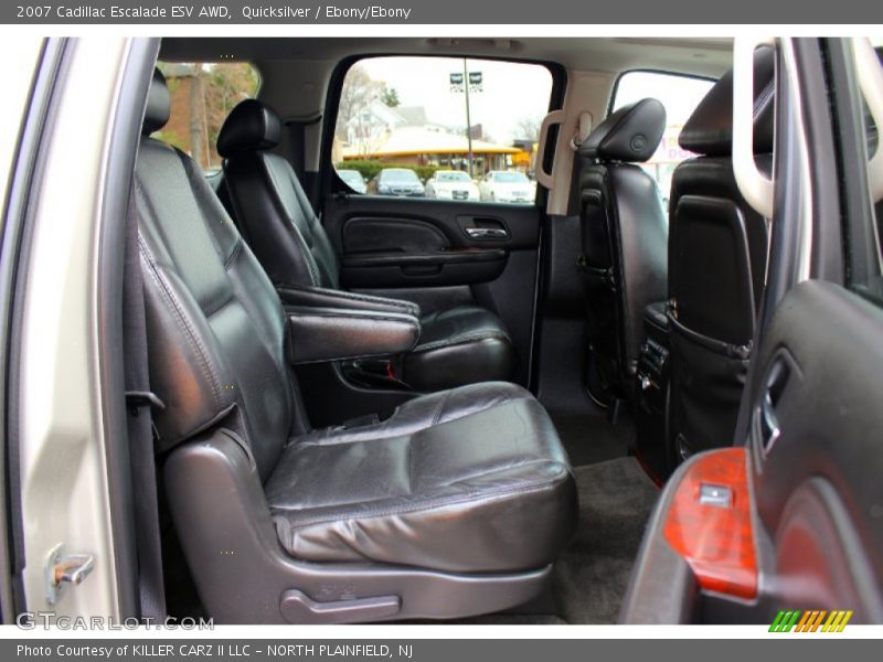 Quicksilver / Ebony/Ebony 2007 Cadillac Escalade ESV AWD
