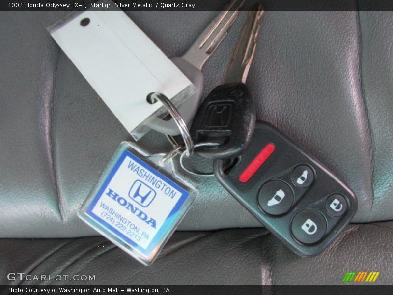 Starlight Silver Metallic / Quartz Gray 2002 Honda Odyssey EX-L
