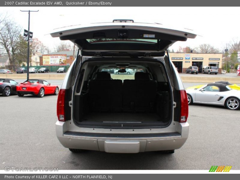 Quicksilver / Ebony/Ebony 2007 Cadillac Escalade ESV AWD