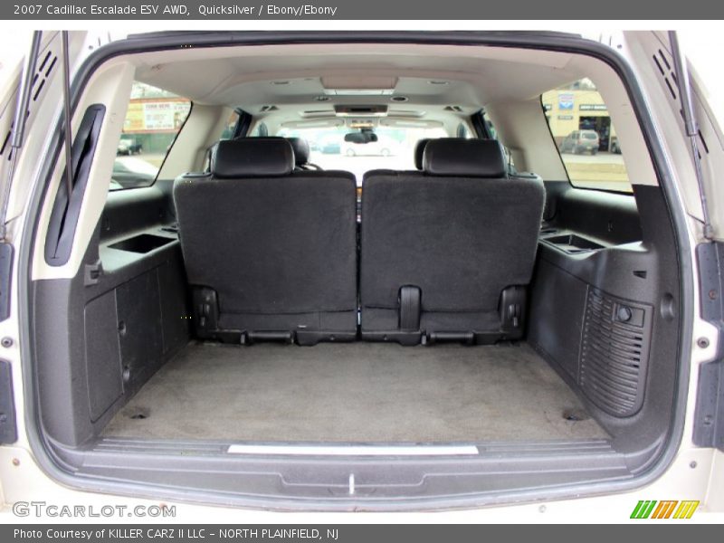 Quicksilver / Ebony/Ebony 2007 Cadillac Escalade ESV AWD