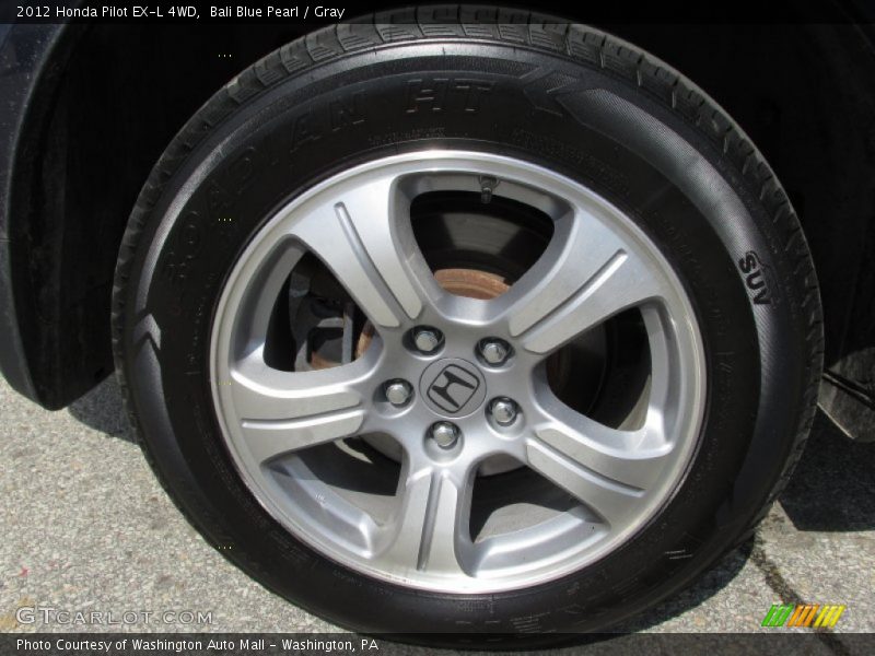 Bali Blue Pearl / Gray 2012 Honda Pilot EX-L 4WD