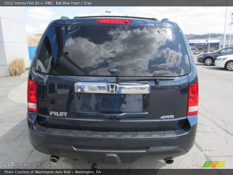 Bali Blue Pearl / Gray 2012 Honda Pilot EX-L 4WD
