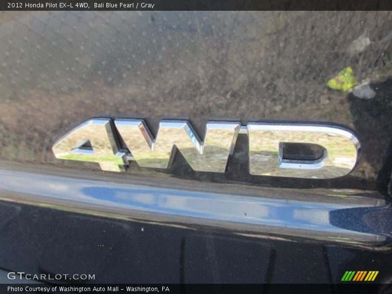 Bali Blue Pearl / Gray 2012 Honda Pilot EX-L 4WD