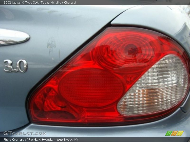 Topaz Metallic / Charcoal 2002 Jaguar X-Type 3.0