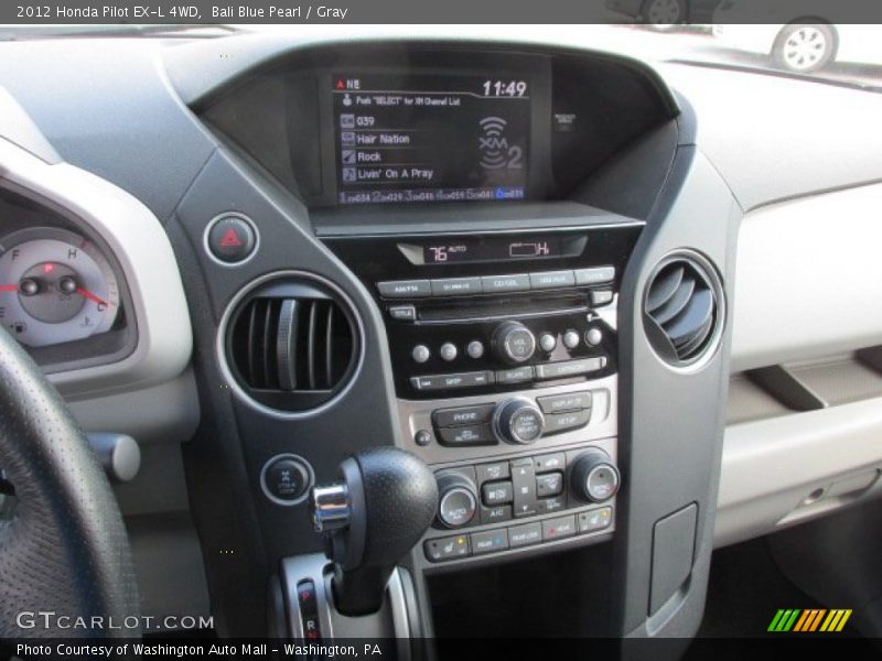 Bali Blue Pearl / Gray 2012 Honda Pilot EX-L 4WD