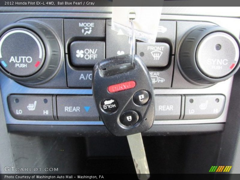 Bali Blue Pearl / Gray 2012 Honda Pilot EX-L 4WD