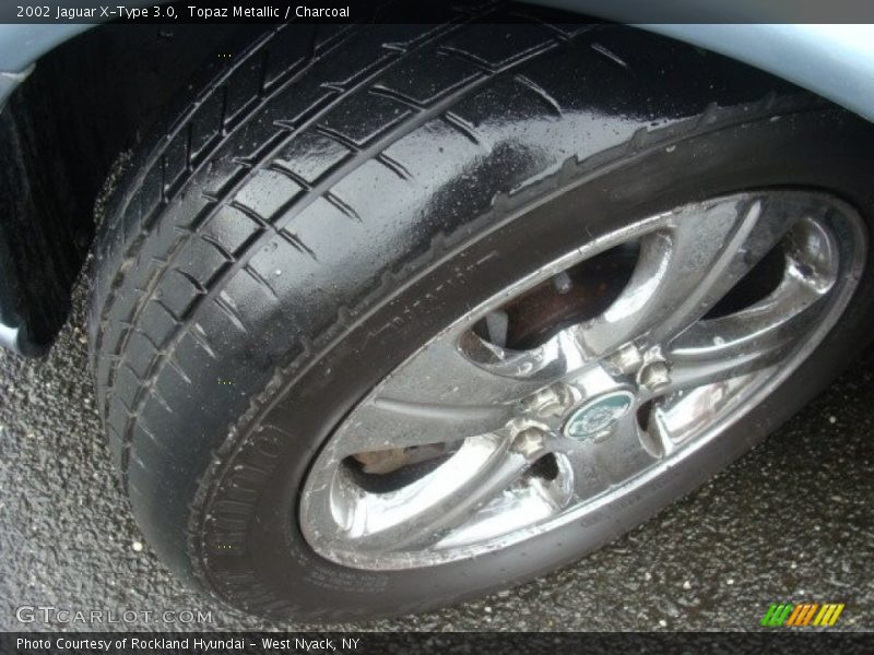 Topaz Metallic / Charcoal 2002 Jaguar X-Type 3.0