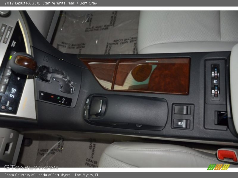 Starfire White Pearl / Light Gray 2012 Lexus RX 350