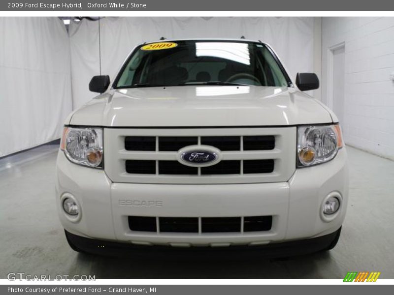 Oxford White / Stone 2009 Ford Escape Hybrid