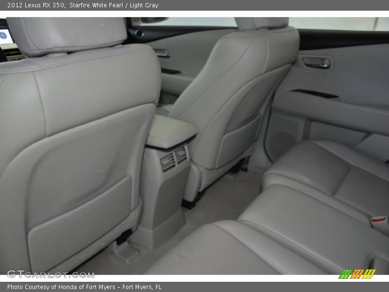 Starfire White Pearl / Light Gray 2012 Lexus RX 350