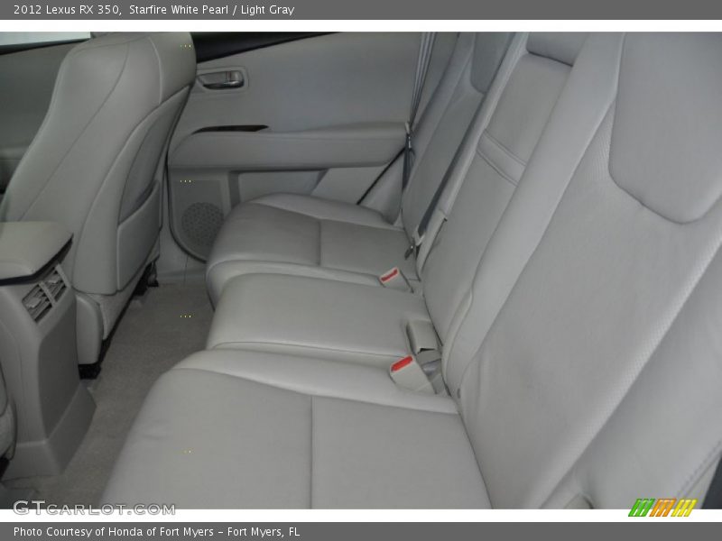 Starfire White Pearl / Light Gray 2012 Lexus RX 350