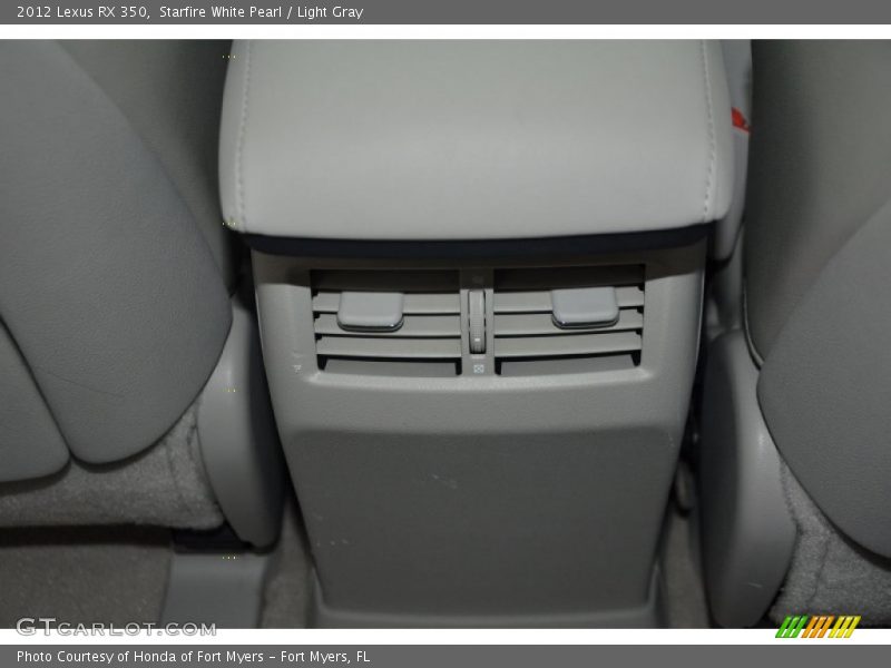 Starfire White Pearl / Light Gray 2012 Lexus RX 350