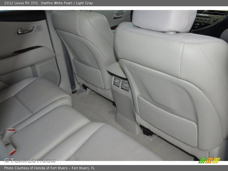 Starfire White Pearl / Light Gray 2012 Lexus RX 350