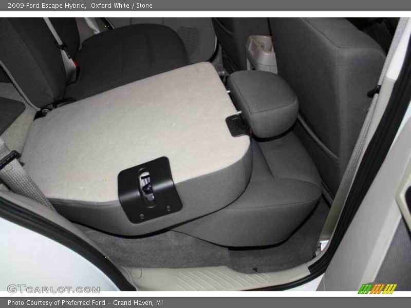 Oxford White / Stone 2009 Ford Escape Hybrid