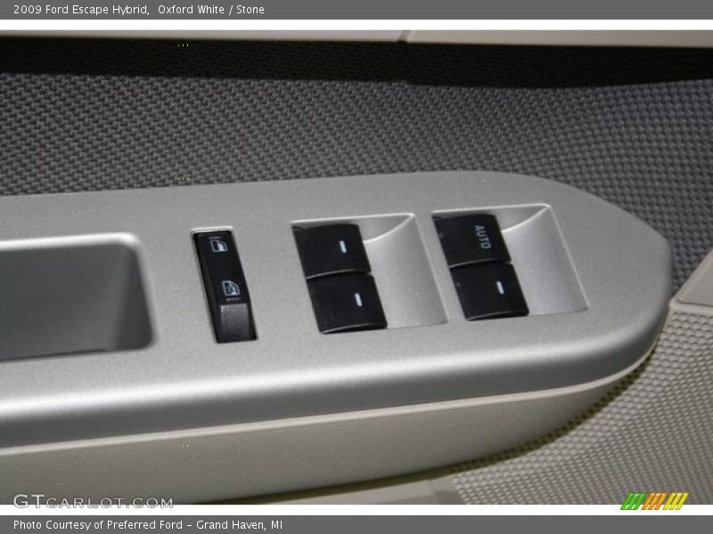 Oxford White / Stone 2009 Ford Escape Hybrid