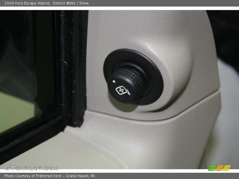 Oxford White / Stone 2009 Ford Escape Hybrid