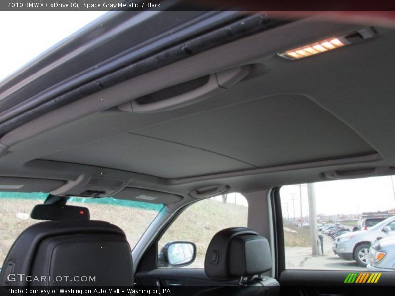 Space Gray Metallic / Black 2010 BMW X3 xDrive30i