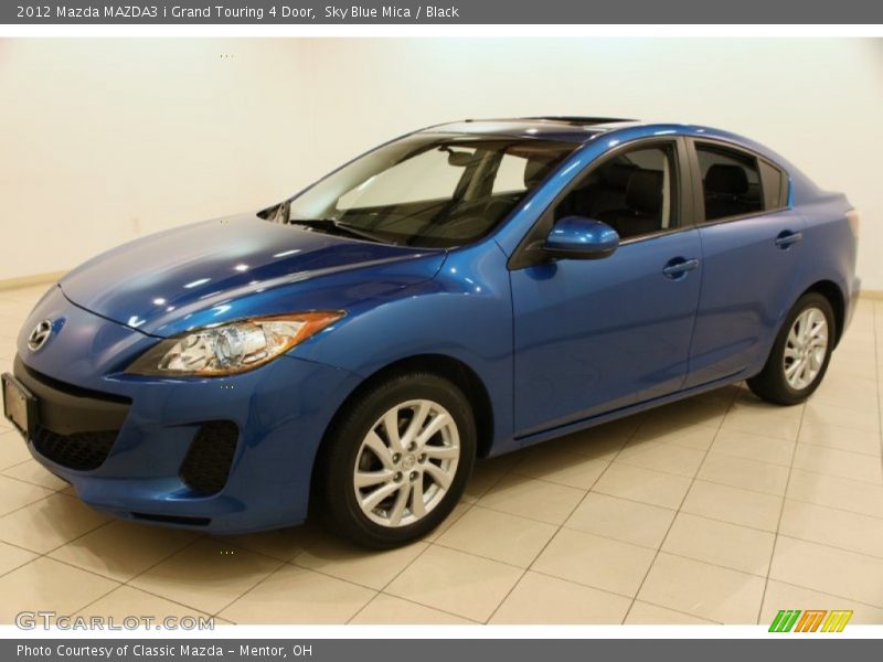 Front 3/4 View of 2012 MAZDA3 i Grand Touring 4 Door