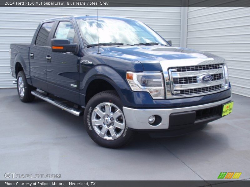 Blue Jeans / Steel Grey 2014 Ford F150 XLT SuperCrew