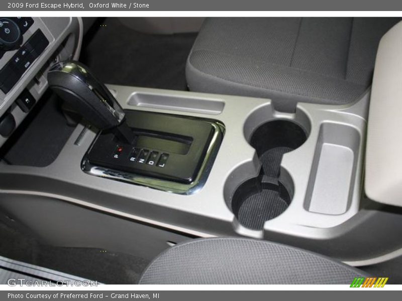 Oxford White / Stone 2009 Ford Escape Hybrid