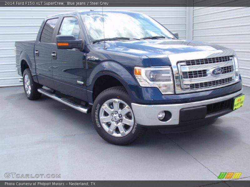 Blue Jeans / Steel Grey 2014 Ford F150 XLT SuperCrew