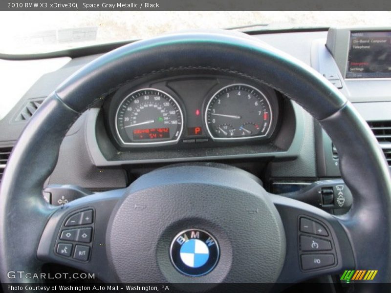 Space Gray Metallic / Black 2010 BMW X3 xDrive30i