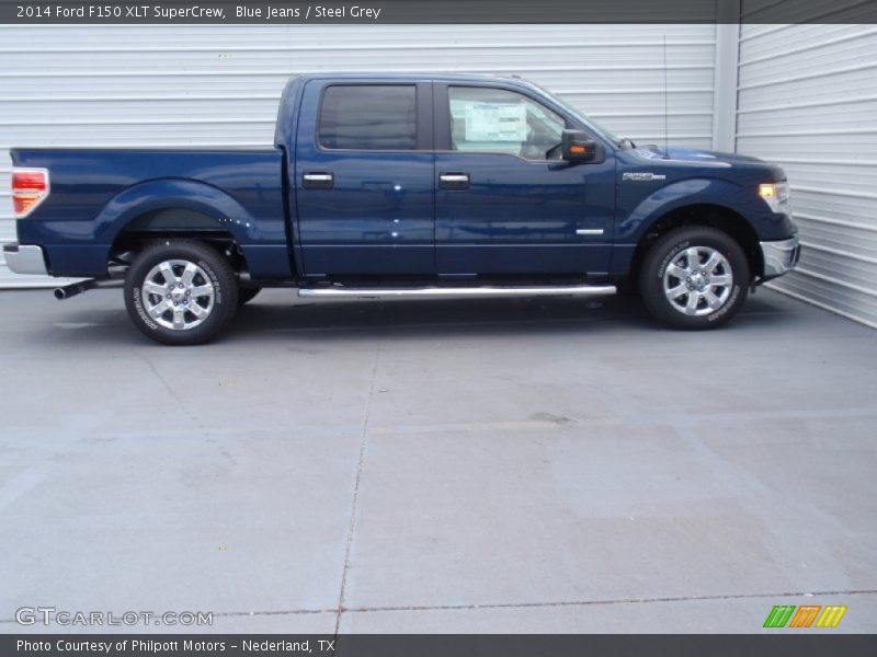 Blue Jeans / Steel Grey 2014 Ford F150 XLT SuperCrew
