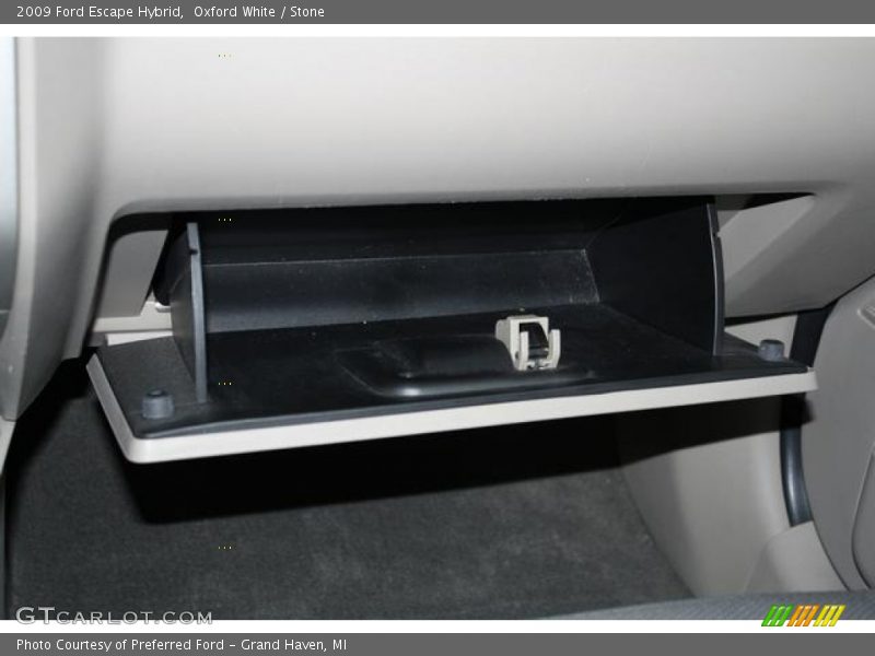 Oxford White / Stone 2009 Ford Escape Hybrid